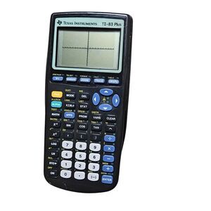 Texas Instruments TI-83 Plus Graphing Calculator Handheld w/ Cover Working